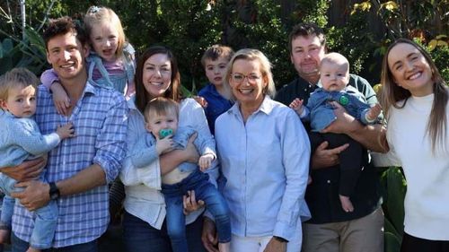 Sussan Ley posted a photo with some of her family on Mother's Day.