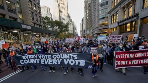 Protests in New York 