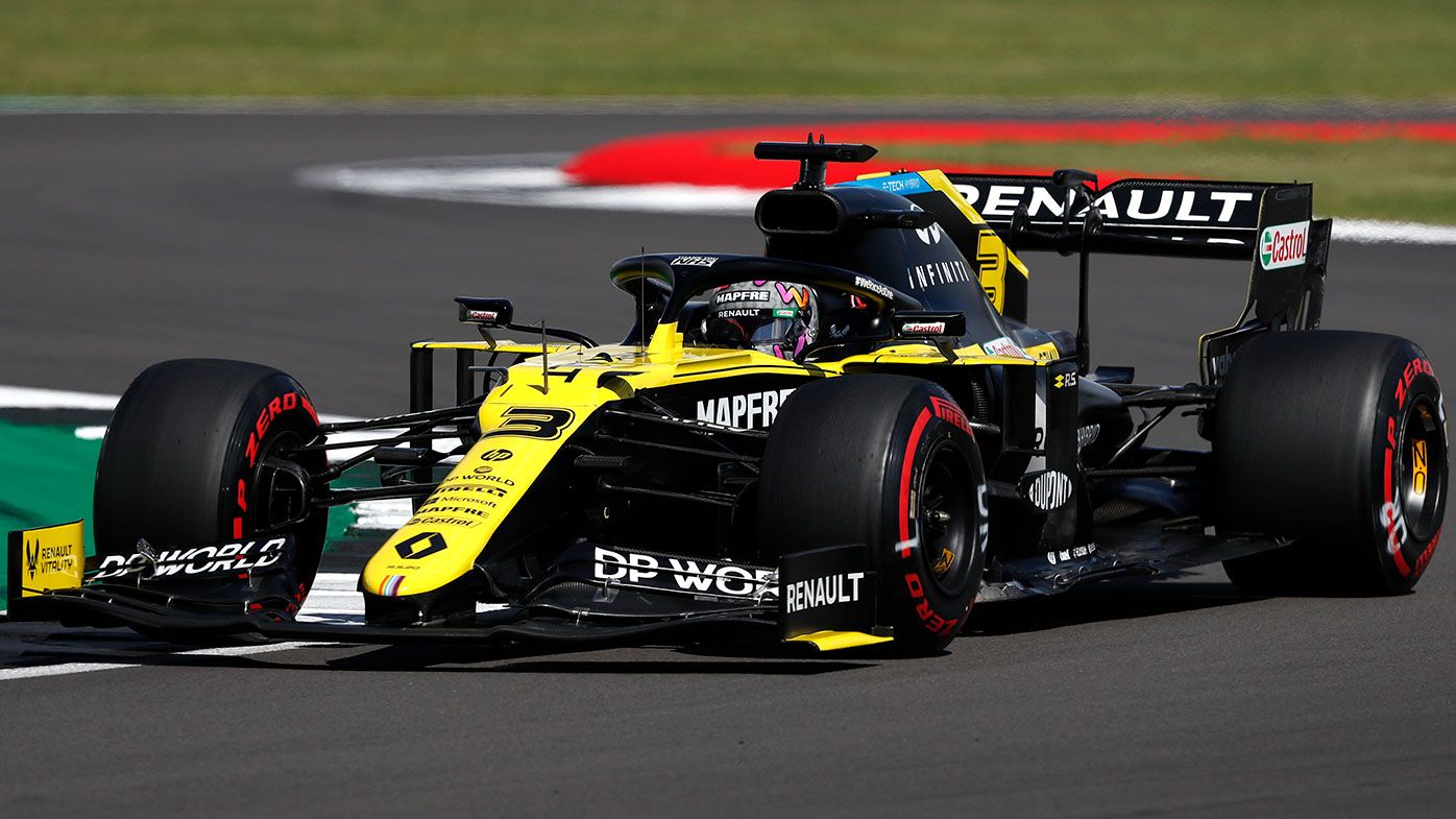 Daniel Ricciardo in action at the British Grand Prix.