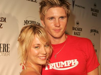 Kaley Cuoco and Thad Luckinbill