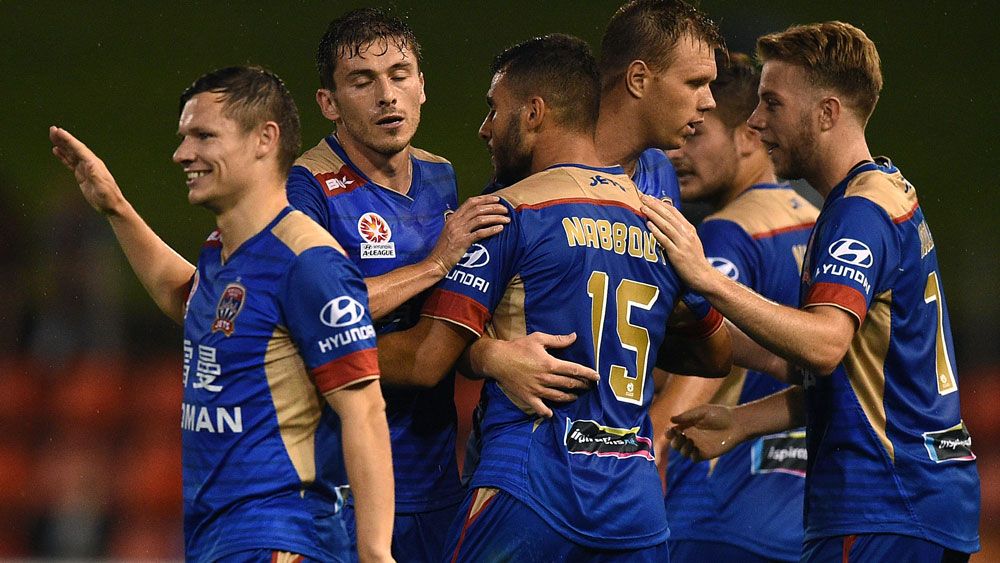 The Newcastle Jets are starting to make the league take notice. (AAP)