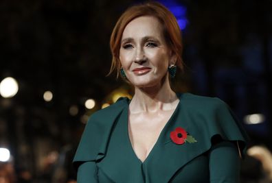 Author J.K. Rowling appears at the world premiere of the film "Fantastic Beasts: The Crimes of Grindelwald" in Paris on Nov. 8, 2018.