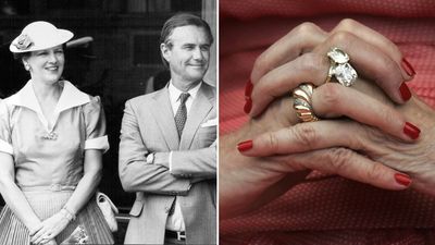 Queen Margrethe II's 'toi et moi' diamond ring