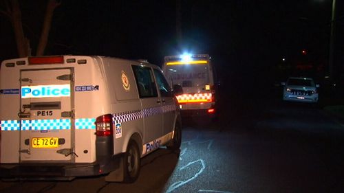 Police were called to the Penrith street about 10pm. (9NEWS)