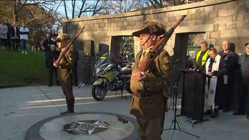 A service was held about 7.30am before the riders commenced their journey.