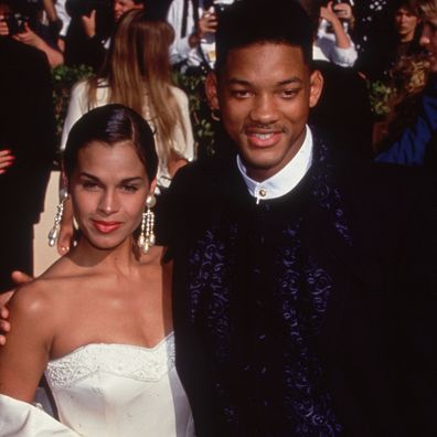 Will Smith with his first wife Sheree Zampino at the Emmy Awards in Pasadena, California. 