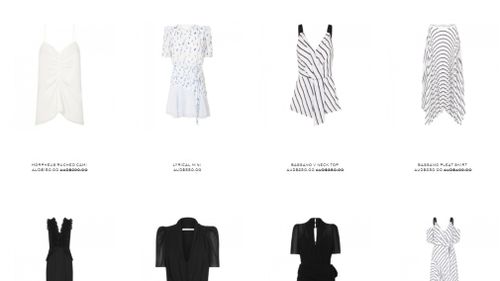 The Australian label's clothing is priced from about $200. (Camilla and Marc)