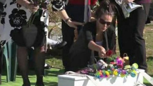 Mason Lee's funeral (Image: A Current Affair)