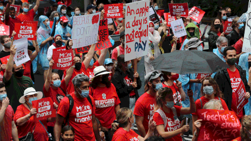 Sydney teacher strike NSW December 7 2021