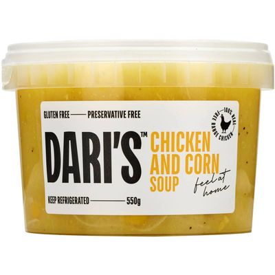 Dari's Chicken & Corn Soup - 339 mg sodium
