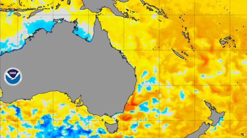 Le temperature più calde del mare al largo del Mar di Tasmania continuano ad avere effetti sorprendenti sul clima di Sydney.