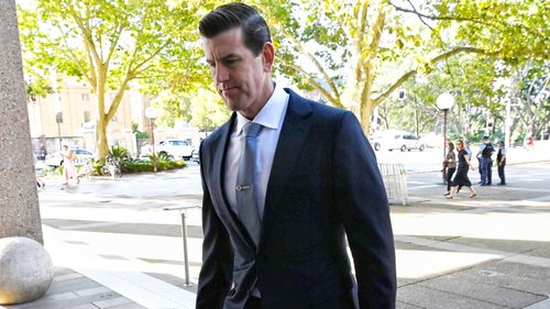 Ben Roberts-Smith outside Federal Court in Sydney 