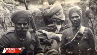 Australian soldiers found firm friendships with Indian Sikhs on the battlefield.