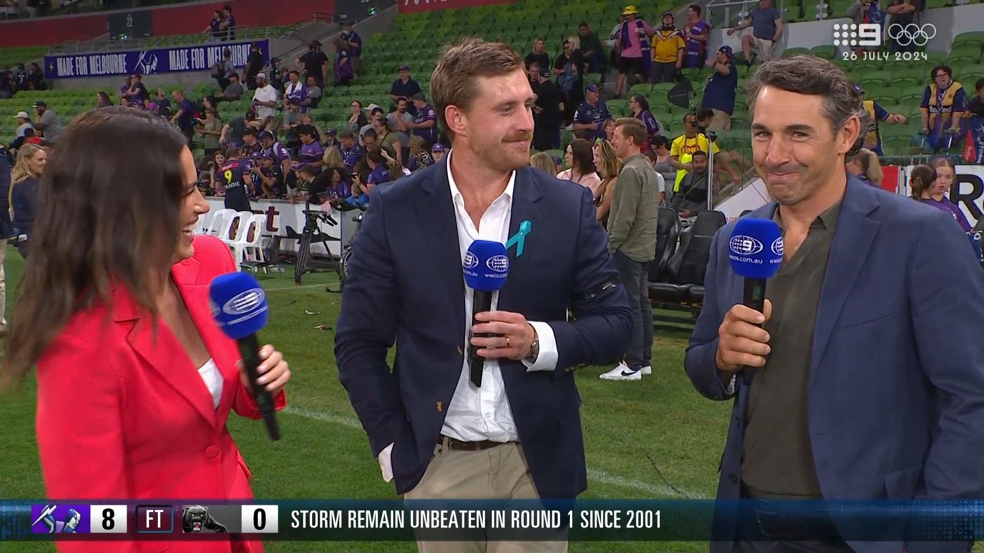 'Use them a fair bit': Cameron Munster leaves Billy Slater speechless with cheeky injury joke
