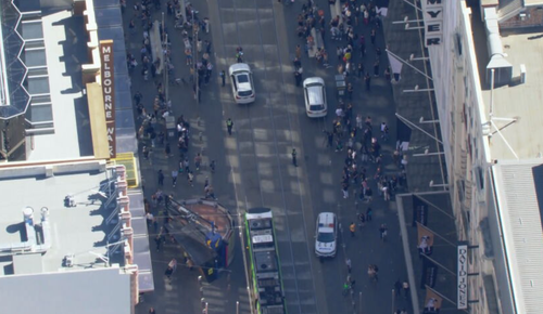 Bourke Street Mall arrests