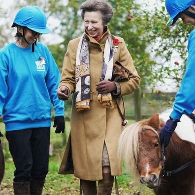 Princess Anne with horses RDA