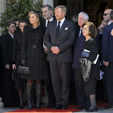 Queen Anne-Marie Wears Cross from Wedding to King Constantine Funeral