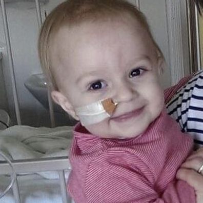 Young Neve diagnosed with rare form of ovarian cancer at 11-months-old