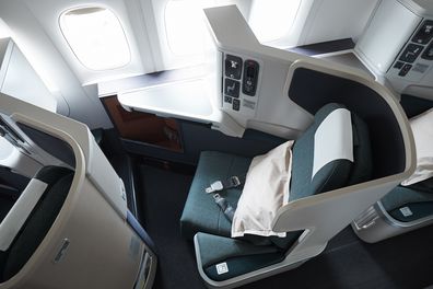 Cathay Pacific lie-flat bed business class
