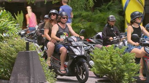 interdiction des scooters à Bali