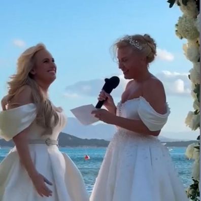 Rebel Wilson Ramona Agruma wedding