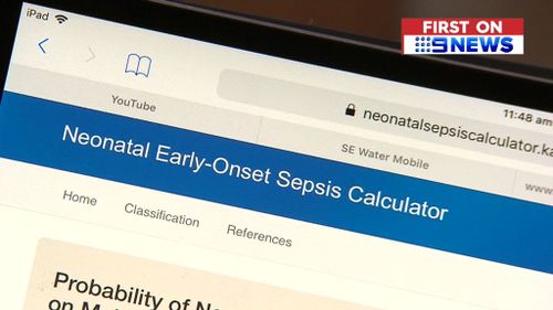 It's hoped the 'sepsis calculator' will help doctors diagnose newborns at risk of the infection.