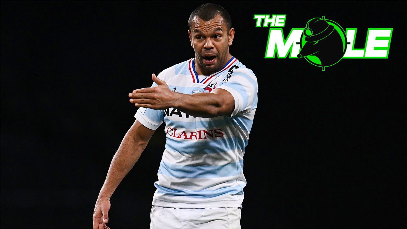 Kurtley Beale playing for French club Racing 92 in 2020.