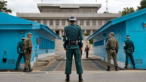 The heavily guarded DMZ is a symbol of the divided Korean peninsula. (AP).