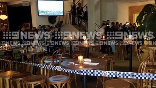 Police are investigating after a man was stabbed in Bondi last night. Image: 9News