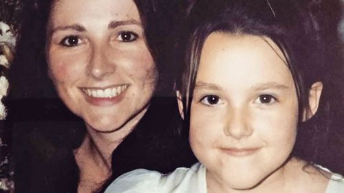 Carly Ryan as a child with her mother Sonya.