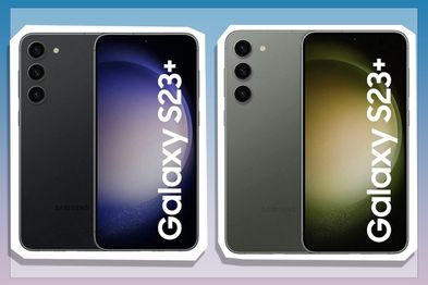 9PR: Samsung Galaxy S23+ Smartphone, Green and Phantom Black