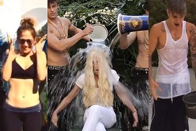 From Bieber to Bon Jovi and Jimmy Fallon to JLo, pretty much everyone in Hollywood and beyond took up the Ice Bucket challenge to raise money for ALS. <br/><br/>Our fave? Donatella Versace's gloriously OTT attempt, featuring two semi-nude male models. Now THAT’S how it's done.  <br/>