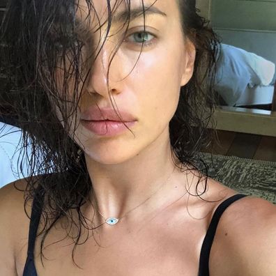 Irina Shayk shares selfie.