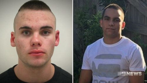 Cooper Hay and Quinton Coin are on the run after the rampage. (9NEWS)