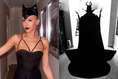 Our local gal Imogen Anthony took a leaf out of Hollywood's book of scary stories and stepped out in this head turning outfit (left) last week. <br/><br/>Although we're still hanging out for the full reveal of her magnificent Maleficent costume (right).