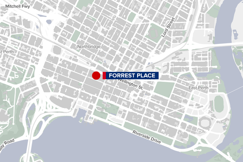 Forrest Place in perth CBD