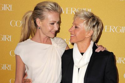We love, love, love Portia and Ellen...and would totally cry if they ever split. So no going there! They've been going strong since 2004, married in 2008 and share a loving household with three doggies and four cats. Nawwww.