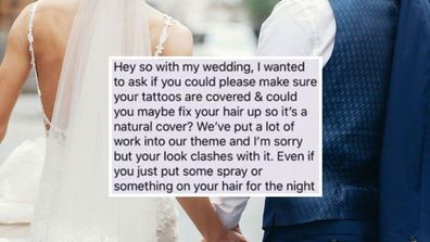 Bride demands guest changes appearance in searing text exchange: 'Your look doesn't work'