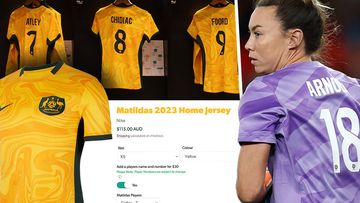 Nike has not made available for sale the Mackenzie Arnold replica jersey