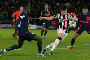 The handball call proved costly for Newcastle United.