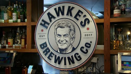 Mr Hawke's share of the beer's profits will go to Landcare. (9NEWS)