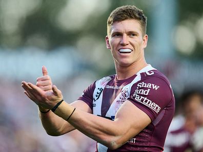 Reuben Garrick of the Manly Sea Eagles.