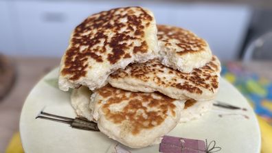 Two-ingredient flatbread is amazing 