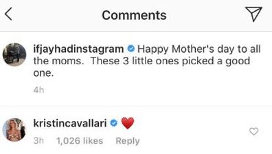 Kristin Cavallari, Jay Cutler, Mother's Day tribute