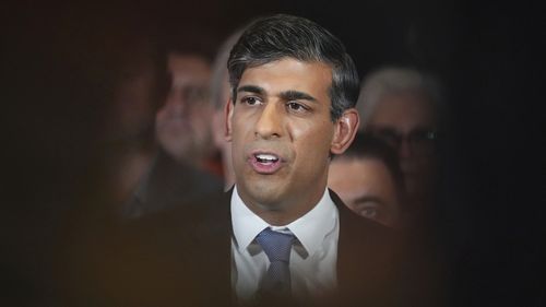 Britain's Prime Minister Rishi Sunak is struggling to hold on to his seat.