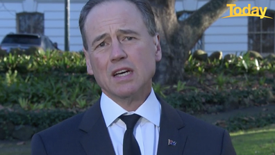 Greg Hunt responded to claims GPs weren't told of the shakeup to the vaccine rollout before it was announced.