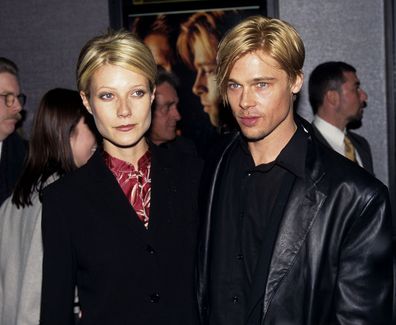 Gwyneth Paltrow and Brad Pitt during "The Devil's Own" Premiere at Cinema One in New York City