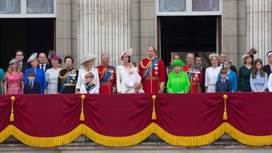 Royal Family trooping the colour