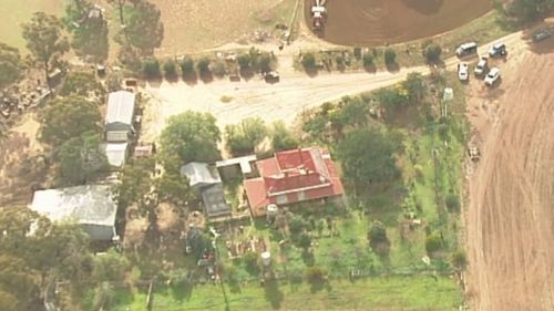 The property is located near Bacchus Marsh. Picture: 9NEWS