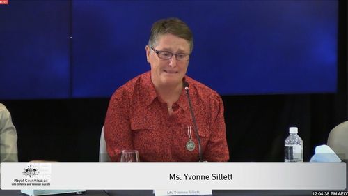 Yvonne Sillett opened up about her time in the army at the  Royal Commission into Defence and Veteran Suicide.